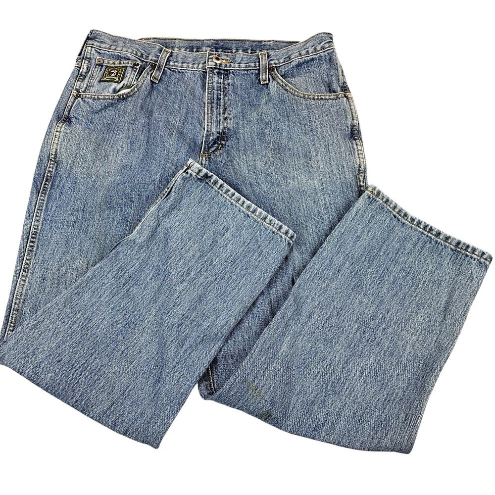 Cinch Men's Jeans 35x30 Original Fit Medium Wash Western Cowboy 100% Cotton